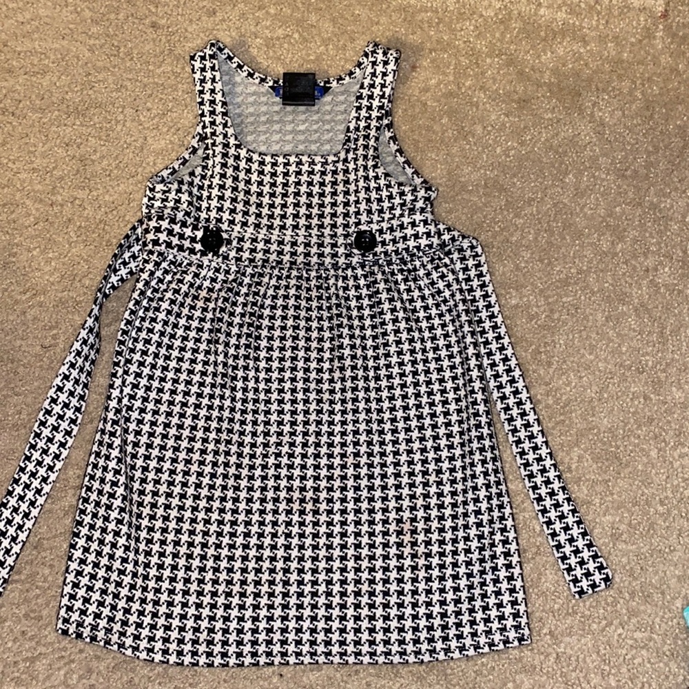 HOUNDSTOOTH DRESS